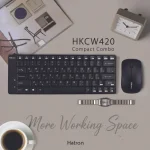 کیبورد و ماوس بیسیم Hatron HKCW420